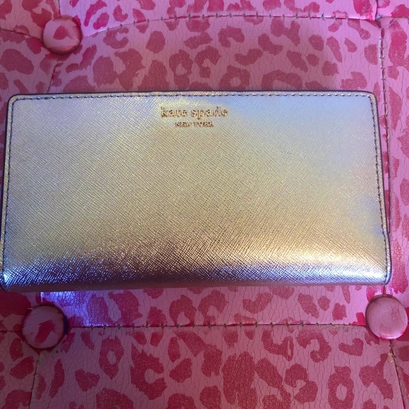 kate spade Handbags - Kate spade gold shimmer wallet